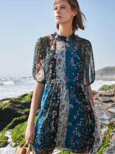 SEASON WIND季候风女装复古印花裙