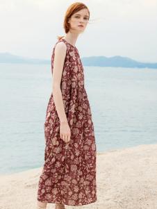 ZOLLE因为19棉麻碎花连衣裙