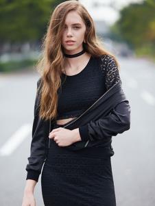 37<em></em>°生活美学女装黑色夹克